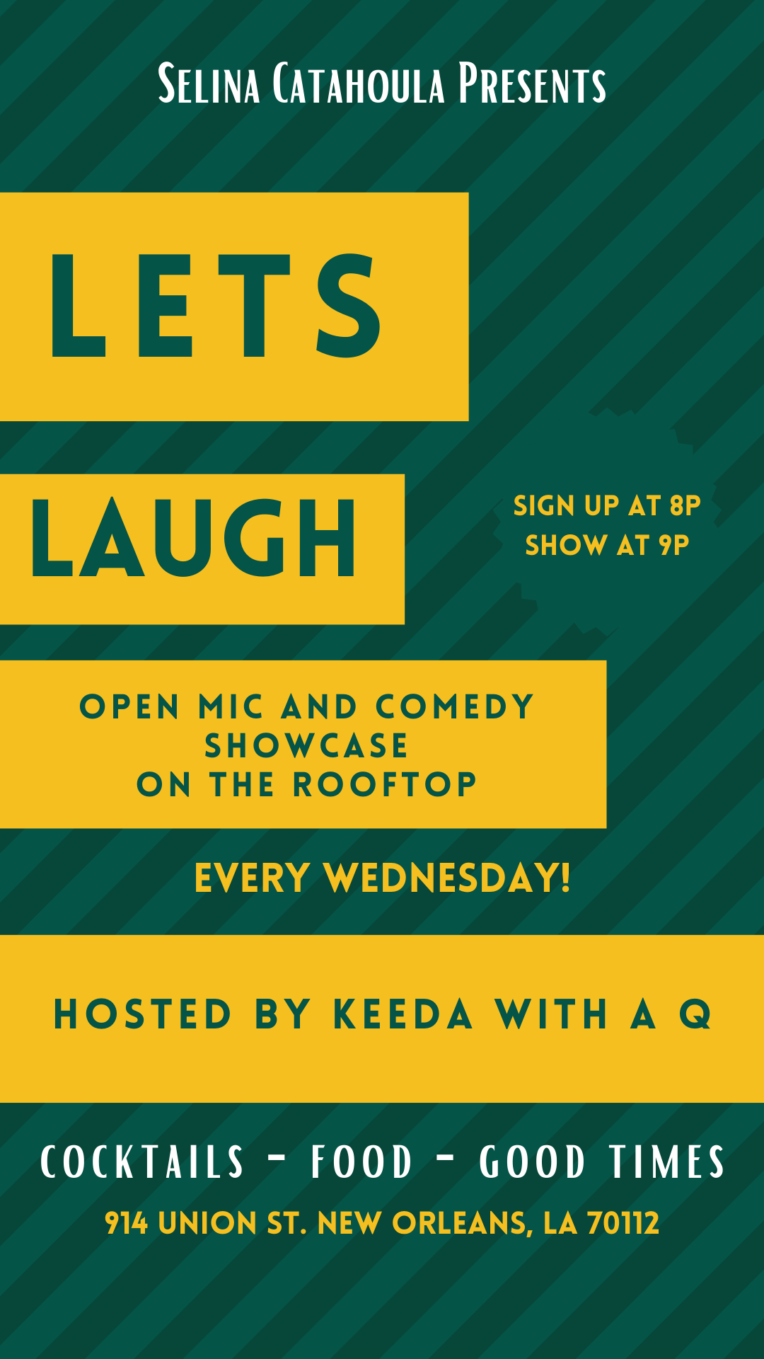 Let’s Laugh A Rooftop Comedy Open Mic