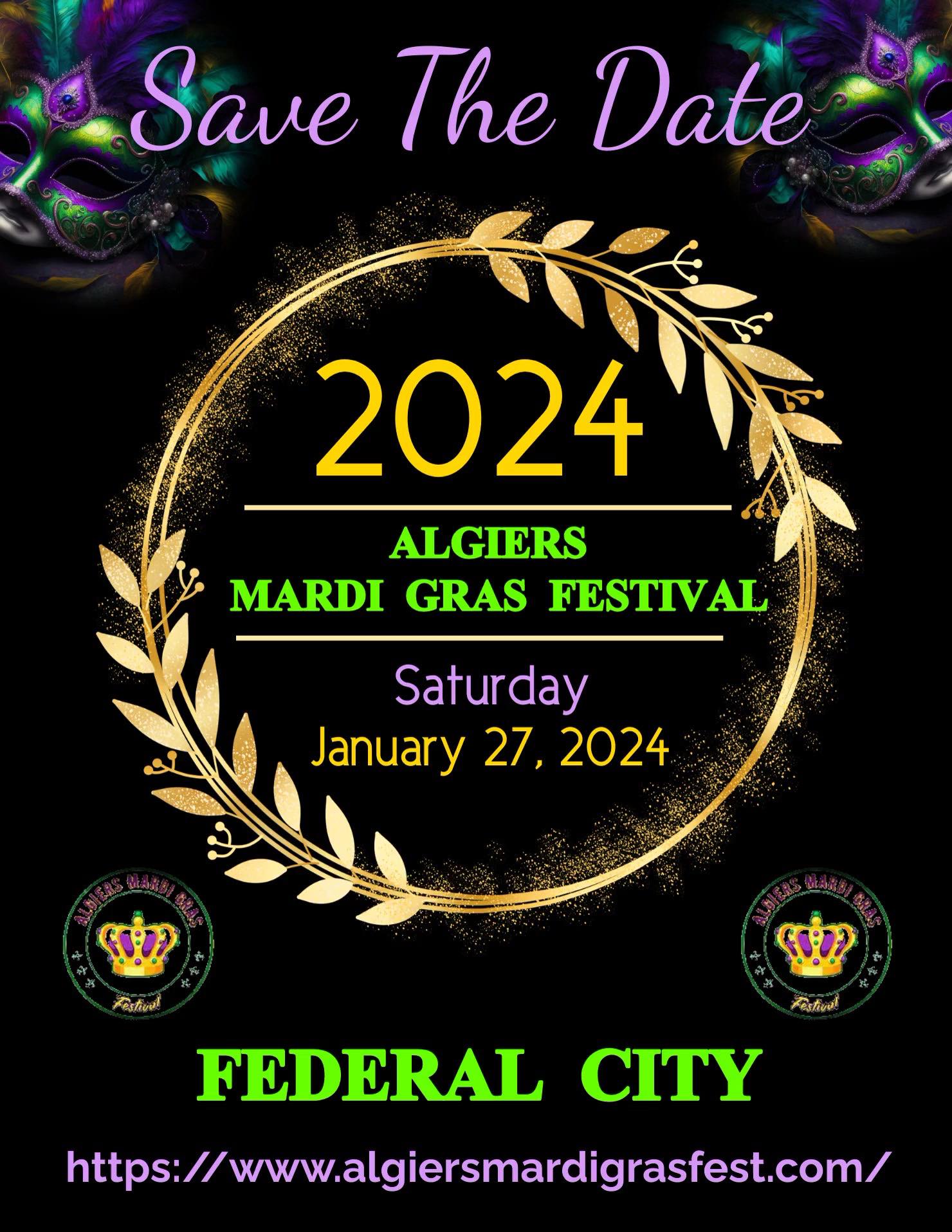 2024 ALGIERS MARDI GRAS FESTIVAL